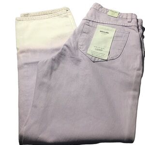 ROLLA'S High Rise Jeans in Lavender and Cream